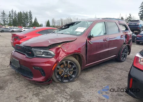 2021 Dodge Durango Gt Plus Awd from USA, damaged, VIN 1C4RDJDG6MC750743